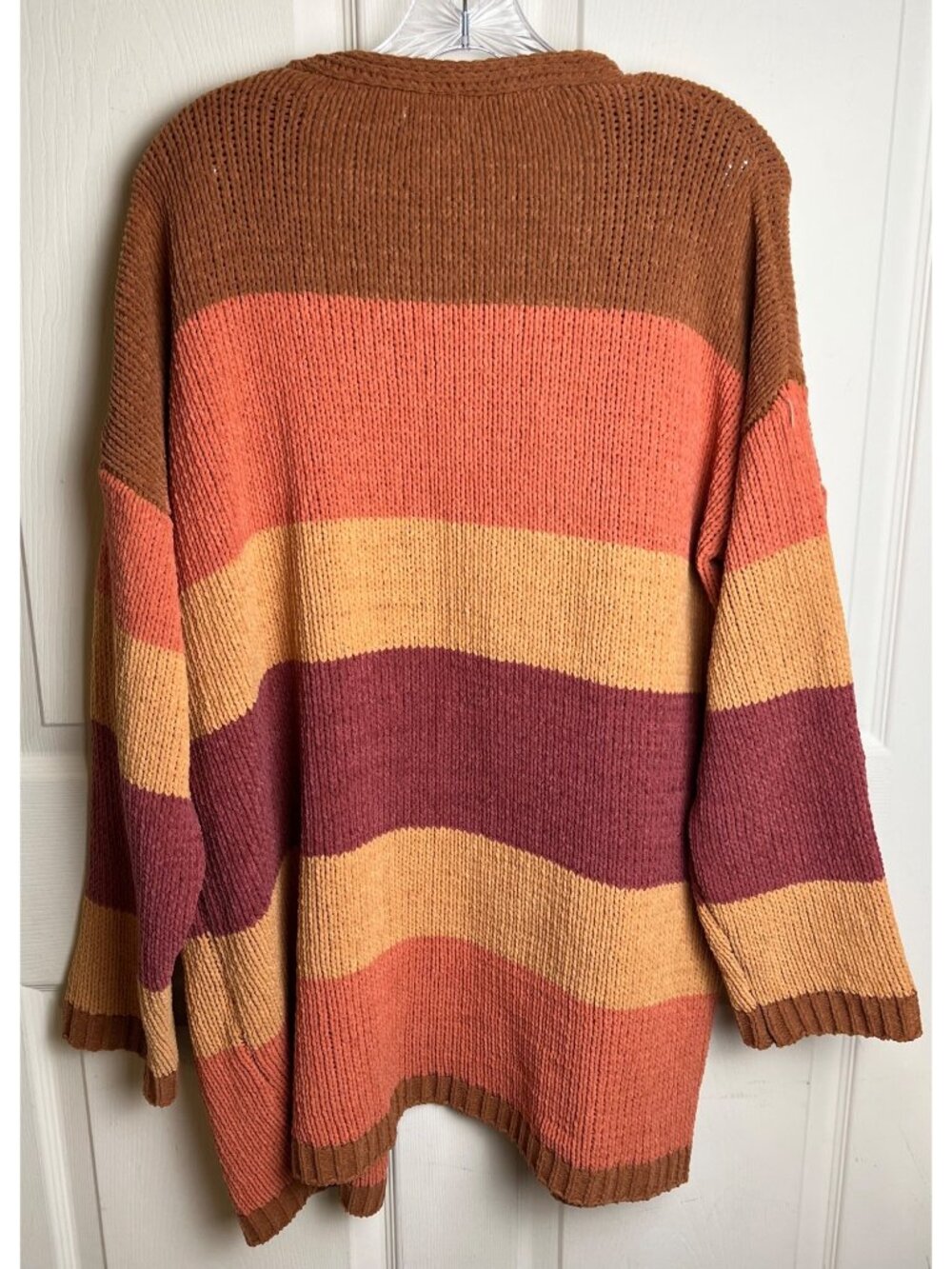 Umgee Striped Duster Cardigan - Picture 5 of 10